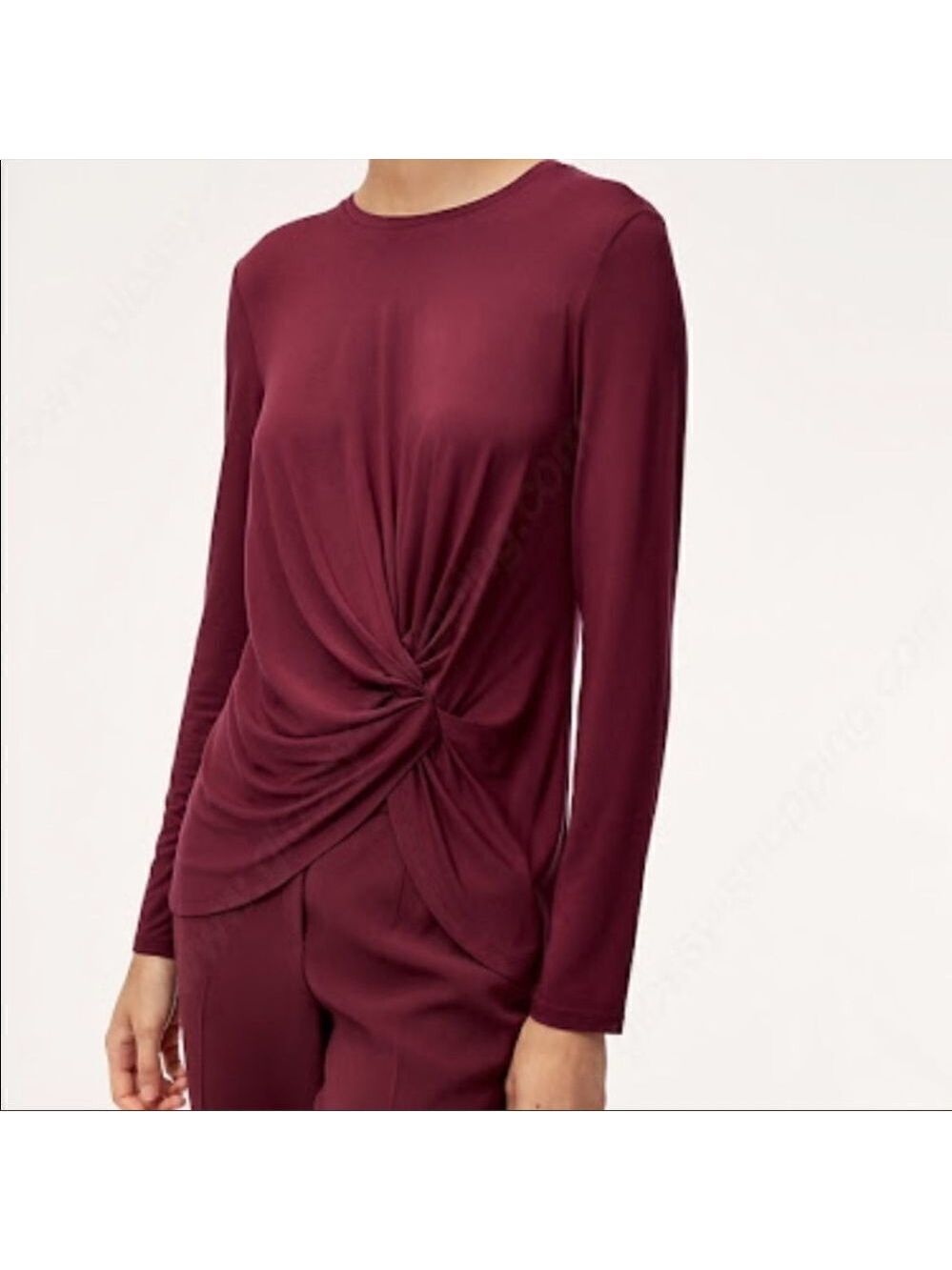 Aritzia Babaton Adam twist knot top
